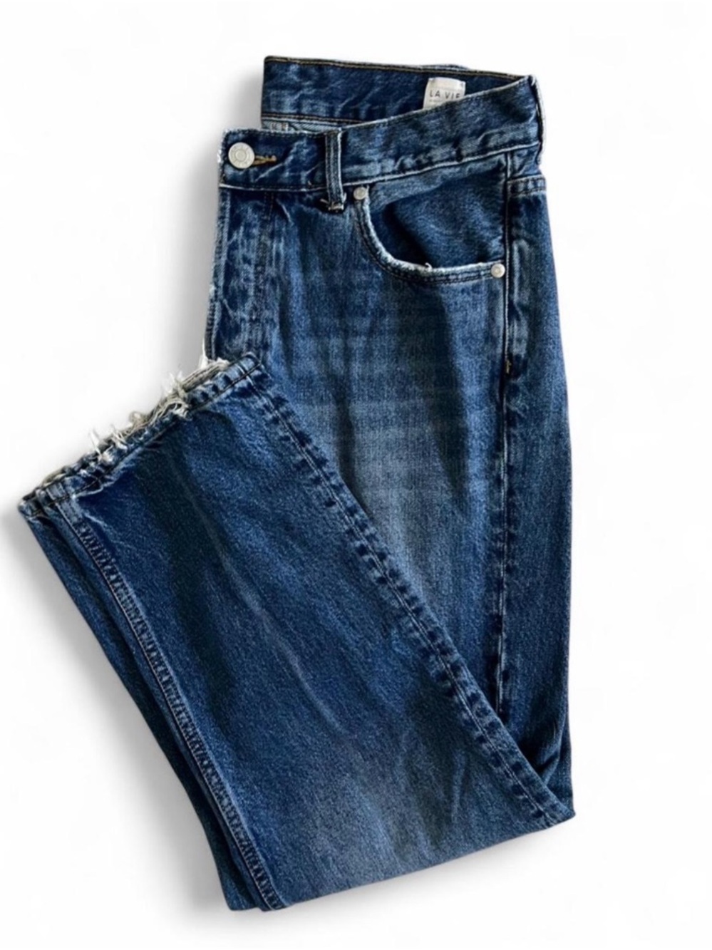 Women’s Dark Blue Denim Jeans - Classic Straight Fit